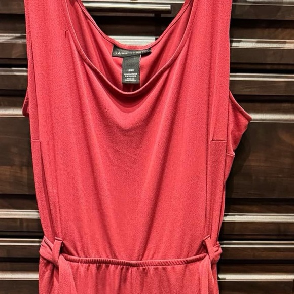 Lane Bryant Sleeveless romper WITH POCKETS size 2X length 57in pit to pit 19in - Picture 3 of 4